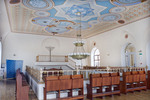 Soldatskaia Synagoga (Soldiers Synagogue), Interior, Sanctuary, Gallery With Ceiling & View Toward Menorah by William C. Brumfield