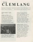 The Clemlang, Fall 1984