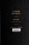 Clemson Catalog, Vol 51