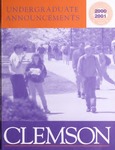 Clemson Catalog, Vol 75