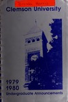 Clemson Catalog, 1979-1980, Volume 54