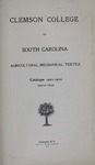 Clemson Catalog, 1901-1902