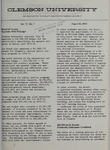 Clemson Newsletter, 1973-1974 by Clemson University