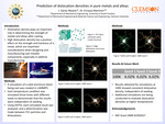 Prediction of dislocation densities in pure metals and alloys by J. Garey Weaver and Enrique Martinez