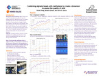 Combining alginate beads with methylene to create a biosensor to assess the quality of milk by Vivien Zheng, Barbara Guinati, and Carlos D. Garcia