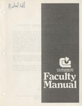 Faculty Manual, 1982