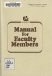 Faculty Manual, 1976