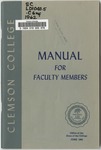 Faculty Manual, 1962