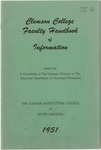 Faculty Manual, 1951