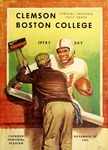 Boston College vs Clemson (11/22/1958)