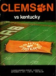 Kentucky vs Clemson (9/11/1971)