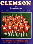 South Carolina vs Clemson (11/24/1984)