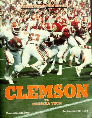 "Georgia Tech vs Clemson (9/28/1985)" by Clemson University