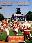 NC State vs Clemson (9/10/1994)