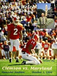 Maryland vs Clemson (10/1/1994)