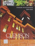 Clemson Graduate School Catalog, 2004-2005