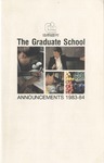 Clemson Graduate School Catalog, 1983-1984