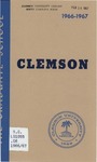 Clemson Graduate School Catalog, 1966-1967