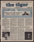 The Tiger Vol. 72 Issue 3 1978-09-08 by Clemson University